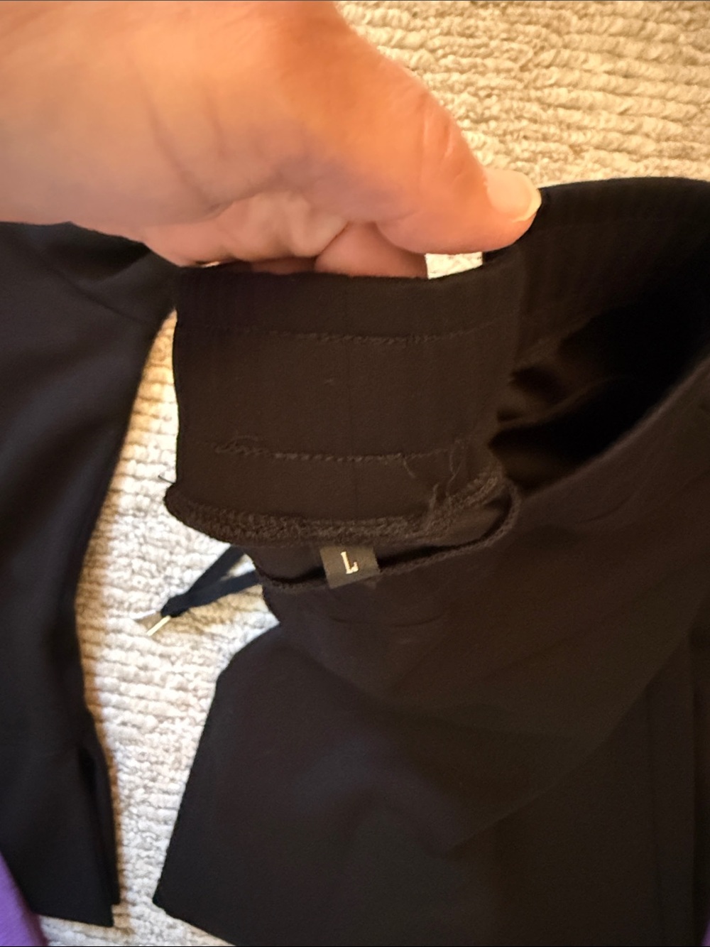 Wide Leg Women's Pants & Top Set in Black - Picture 2 of 11